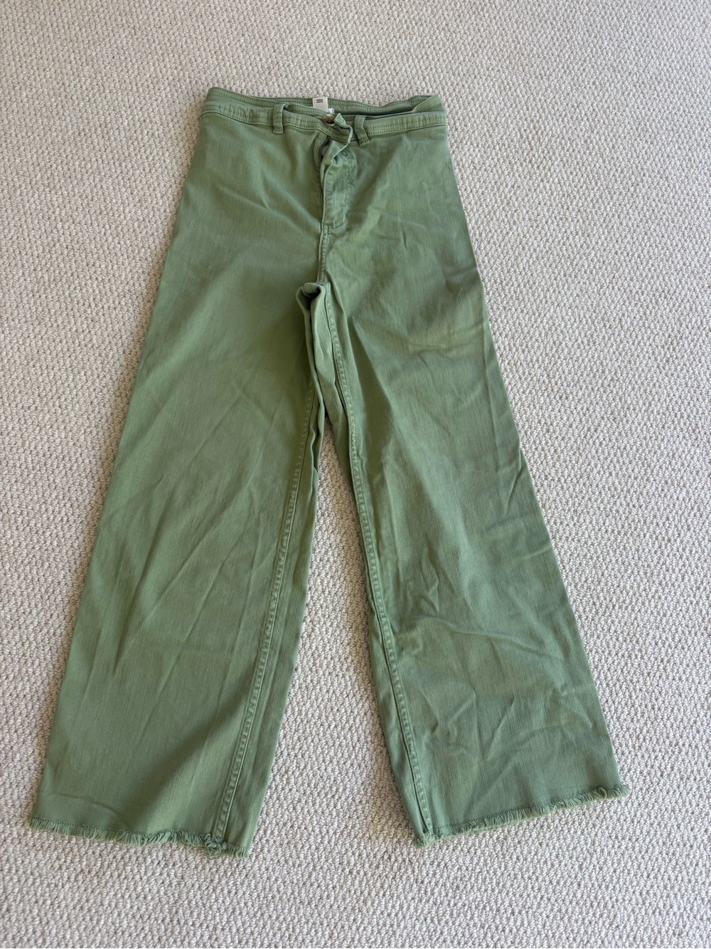 Billabong Sage Green Wide-Leg High-rise Jeans